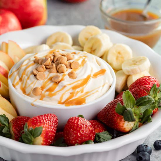 Salted Caramel Fruit Dip