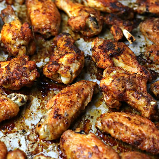 Oven Fried Chicken Wings