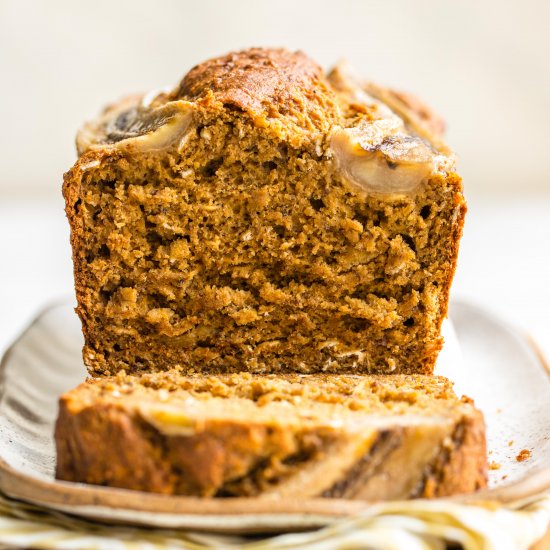 Fluffy Vegan Banana Bread