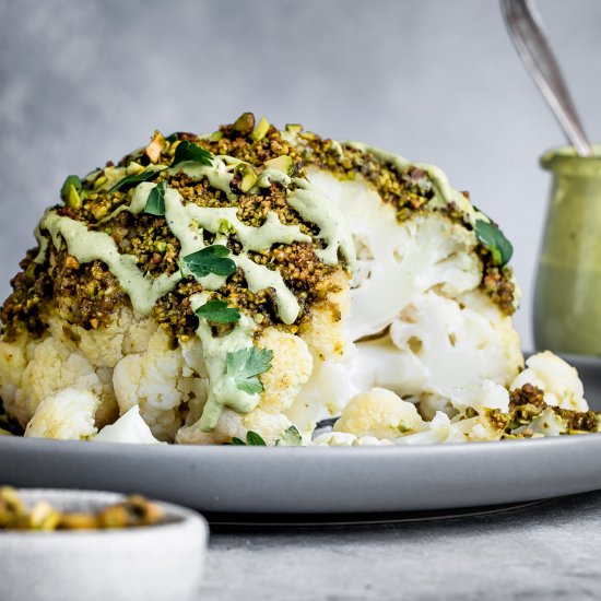 Pistachio Crusted Cauliflower