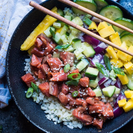 Whole30 Poke Bowl