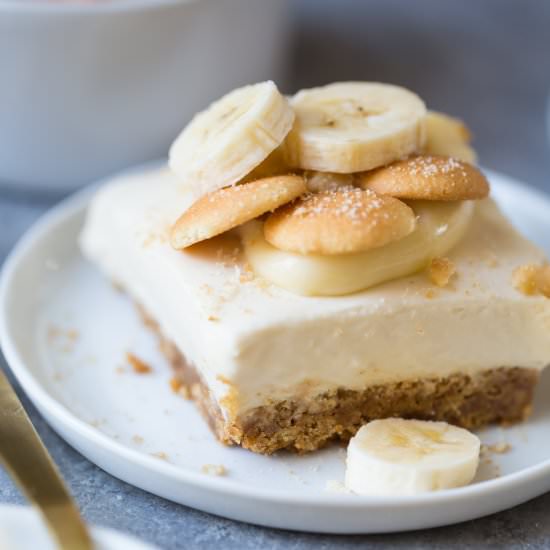 banana pudding cheesecake bars