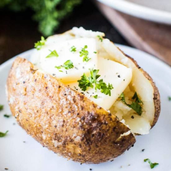 Smoked Baked Potatoes