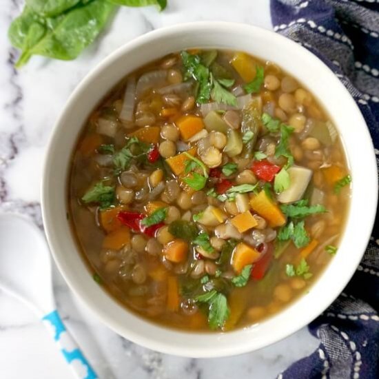 Slow Cooker Lentil Soup