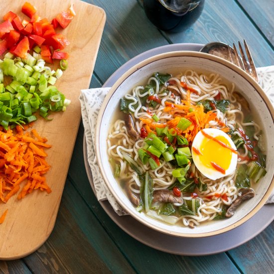 Vegetarian Homemade Ramen