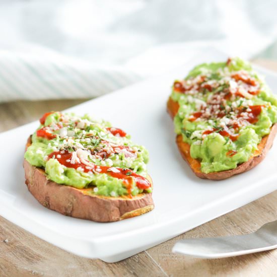 AVOCADO SWEET POTATO TOAST