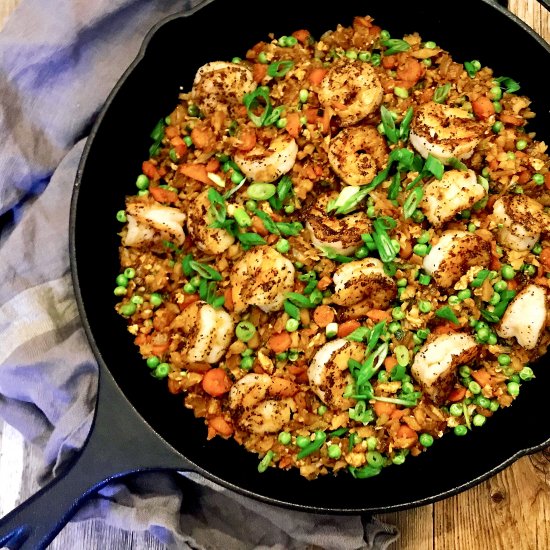 Shrimp Cauliflower Fried Rice