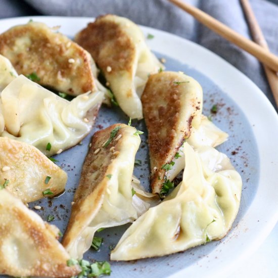 Easy Edamame Potstickers