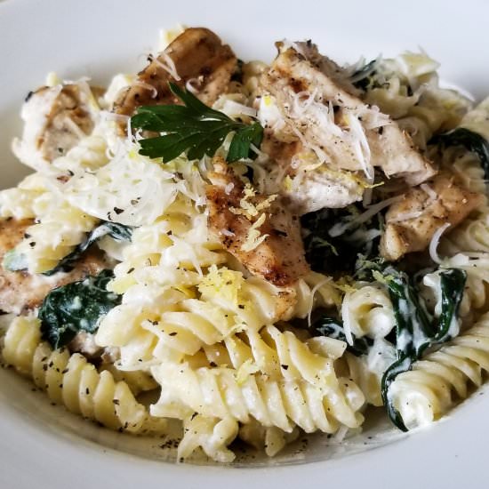 Lemon Ricotta Chicken Pasta