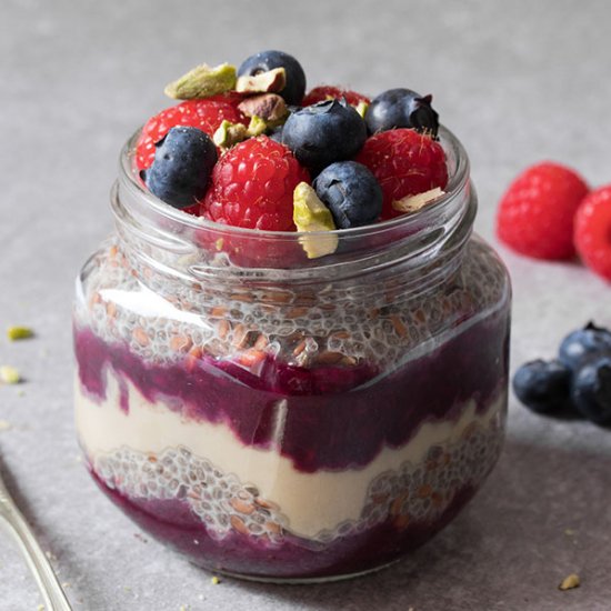 Chia And Flaxseed Pudding