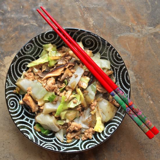 Inside-Out Pork Egg Roll Bowls