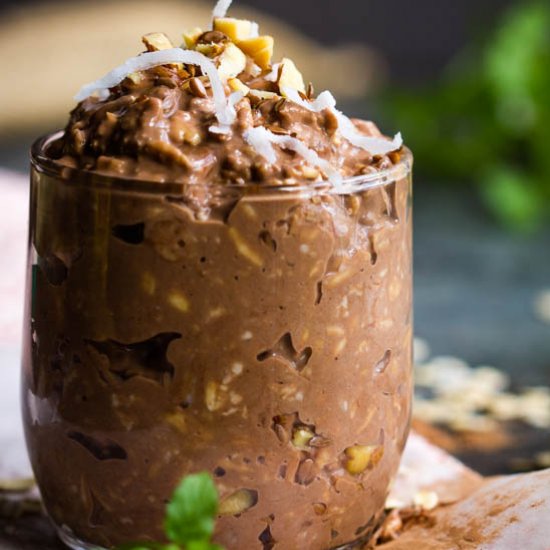 Brownie Batter Overnight Oats