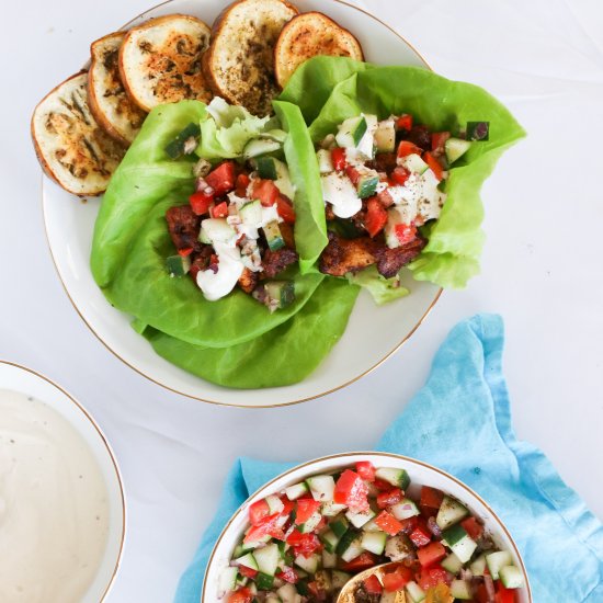 Shawarma Lettuce Wraps