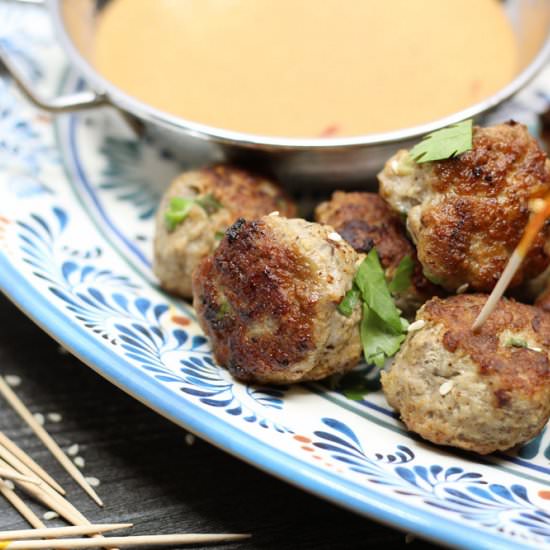 Pork & Mushroom Meatballs