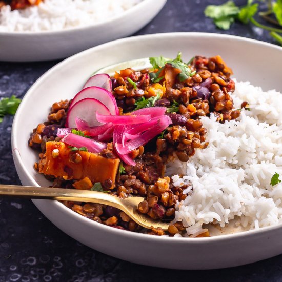 Veggie Chilli with Lentils