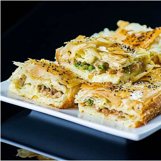 Chicken Pie in Phyllo dough