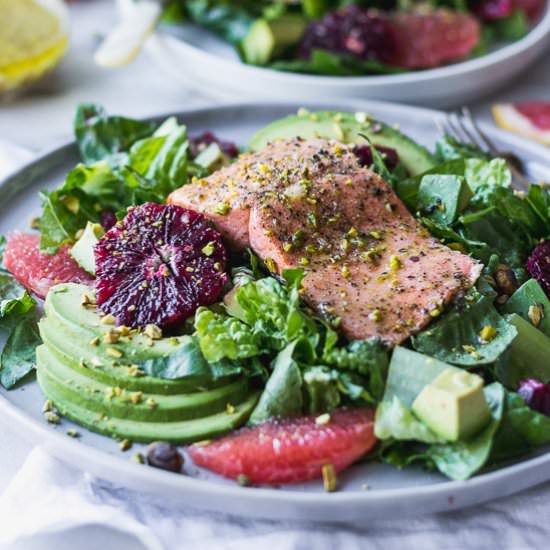 Simple Salmon Citrus Salad