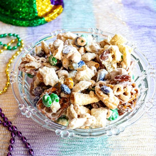 Mardi Gras Snack Mix