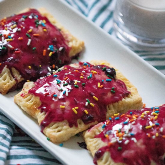 Homemade Blueberry Vegan Pop Tarts