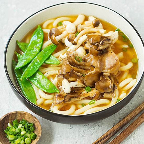 Sesame-Soy Mushroom Miso Soup Bowl