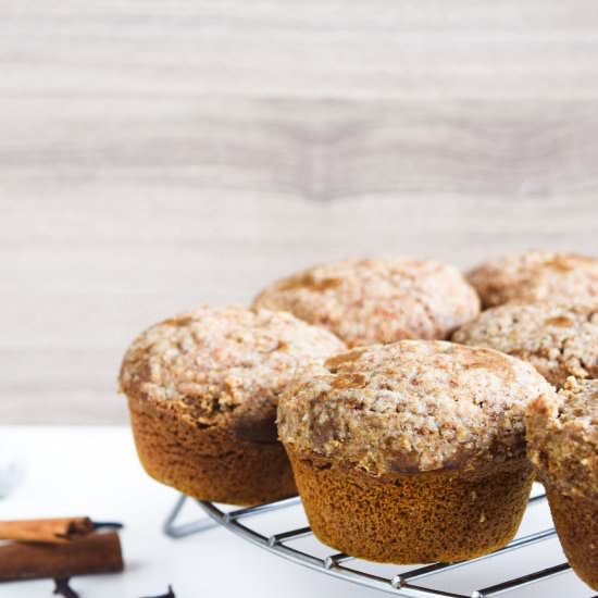 Chai Muffins with Streusel Topping