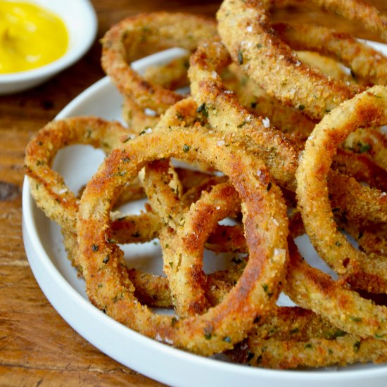 Crispy Baked Onion Rings