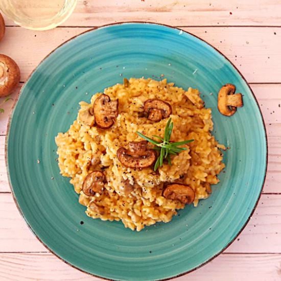 Vegan Mushroom Risotto