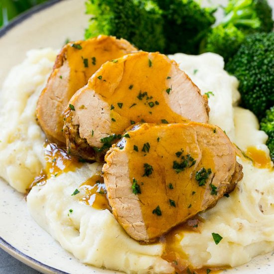 Slow Cooker Pork Tenderloin