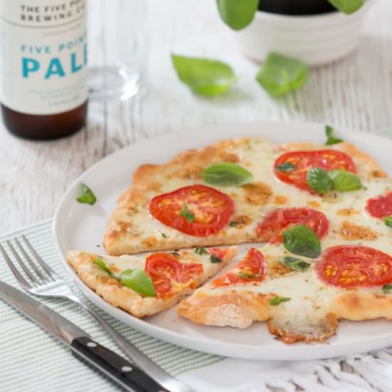 Super Quick Pan Fried Pizza Bianca