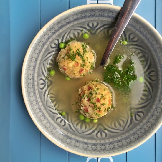 German Dumpling Soup