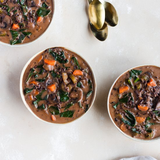 VEGETABLE WILD RICE SOUP