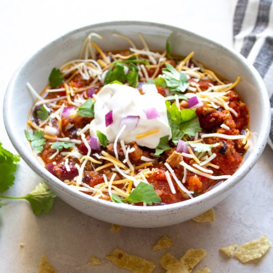 Healthy Turkey Chili