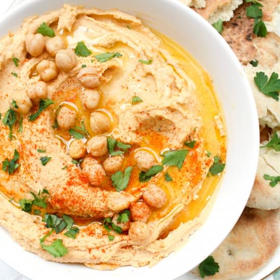 Zesty Homemade Hummus