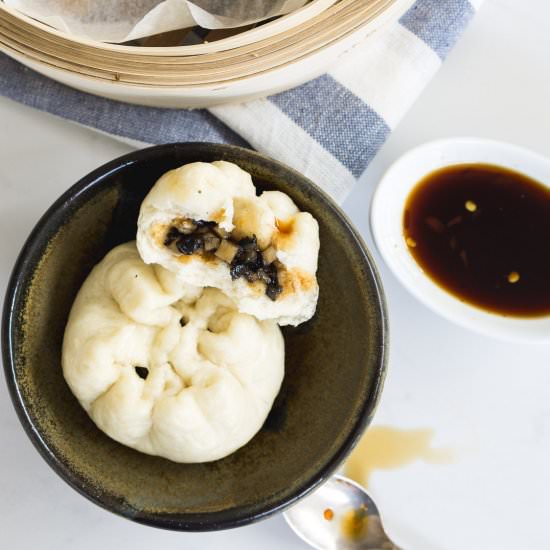 Steamed Mushroom Buns