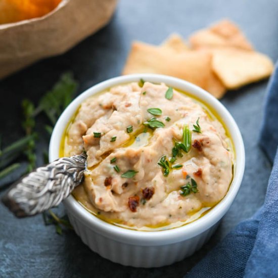 Creamy Tuscan White Bean Dip