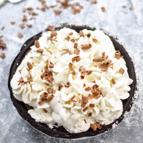 No Bake Chocolate Pudding Pie