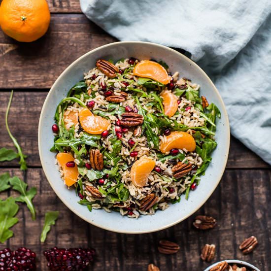 Wild Rice Salad with Pomegranate