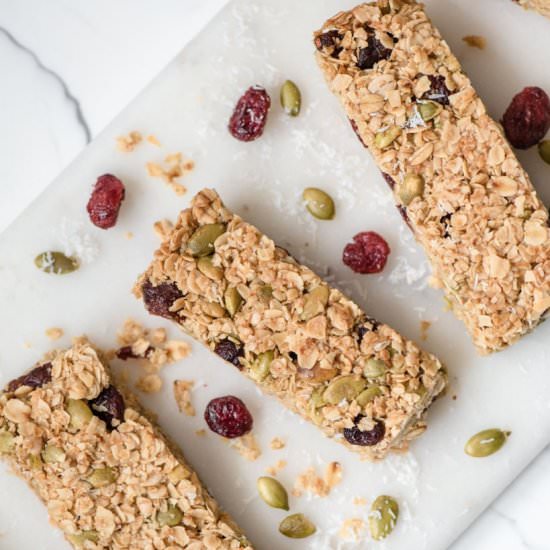 Cranberry Granola Bars