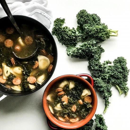 Spicy Kale and Sausage Soup