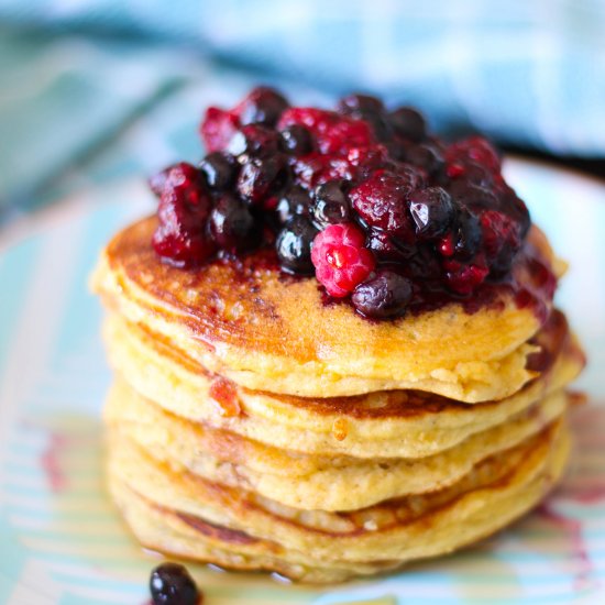 Gluten Free Almond Flour Pancakes