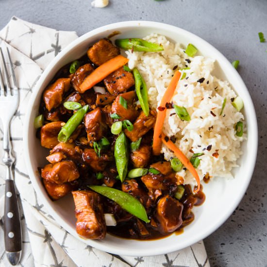 General Tso’s Instant Pot Chicken