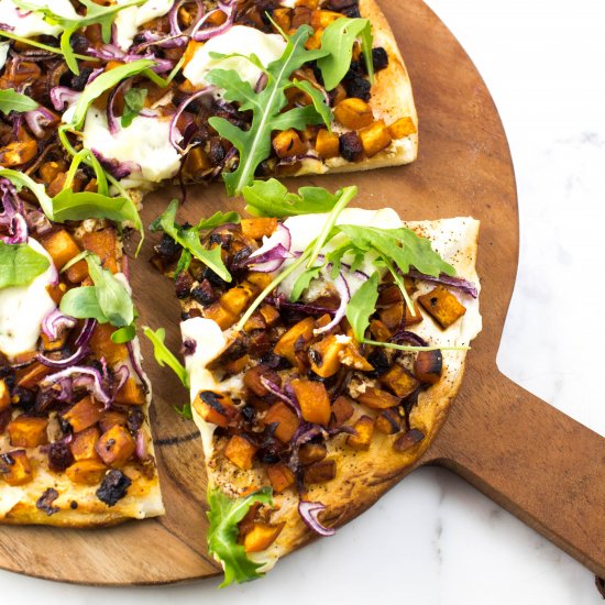 Vegetarian Sweet Potato Pizza