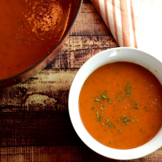 Tomato Basil Bisque Soup