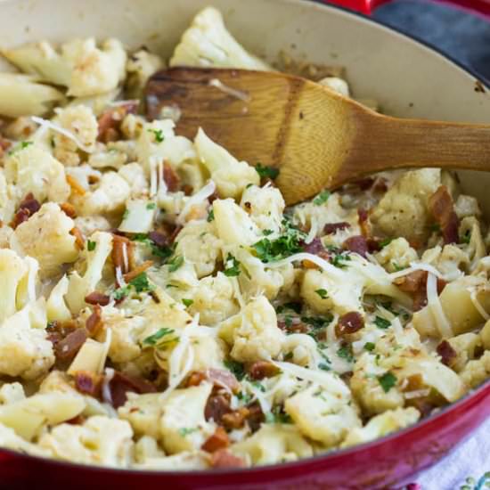 Creamy Parmesan Cauliflower