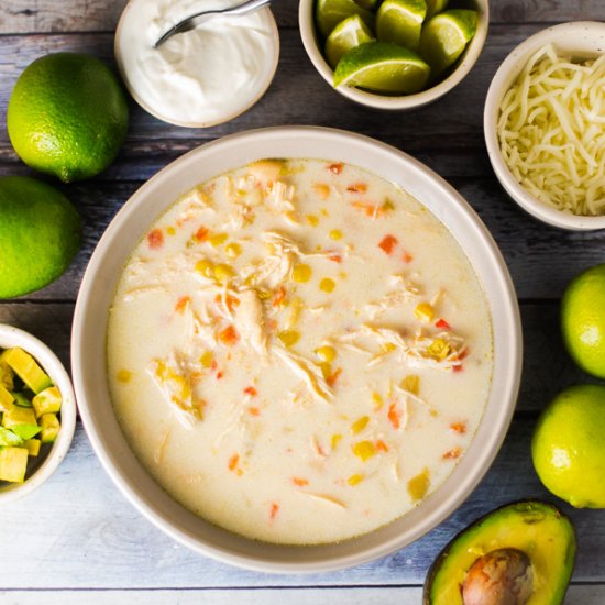 Instant Pot Creamy Chicken Chili