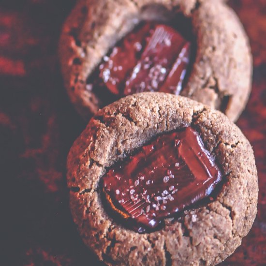 Coconut Flour Thumbprint Cookies