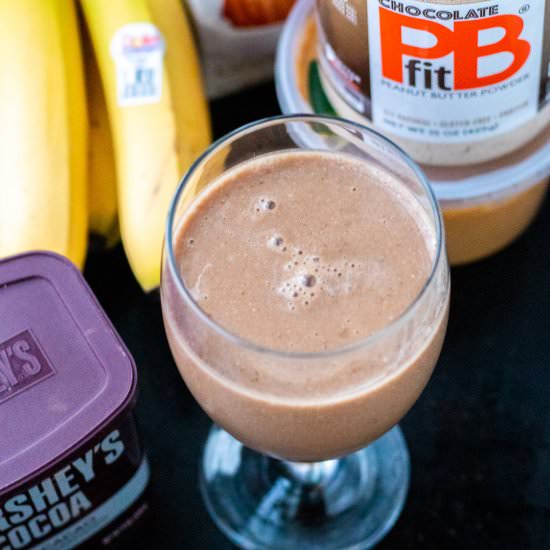 Healthy Chocolate PB Shake