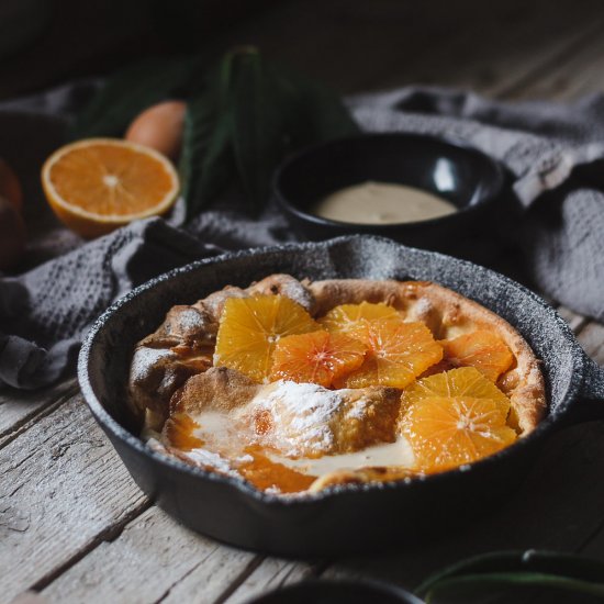 Orange Dutch Baby