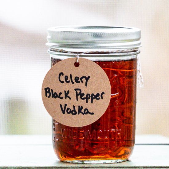 Celery Black Pepper Vodka