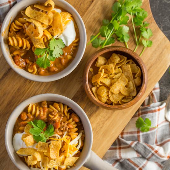 Beef Queso Chili